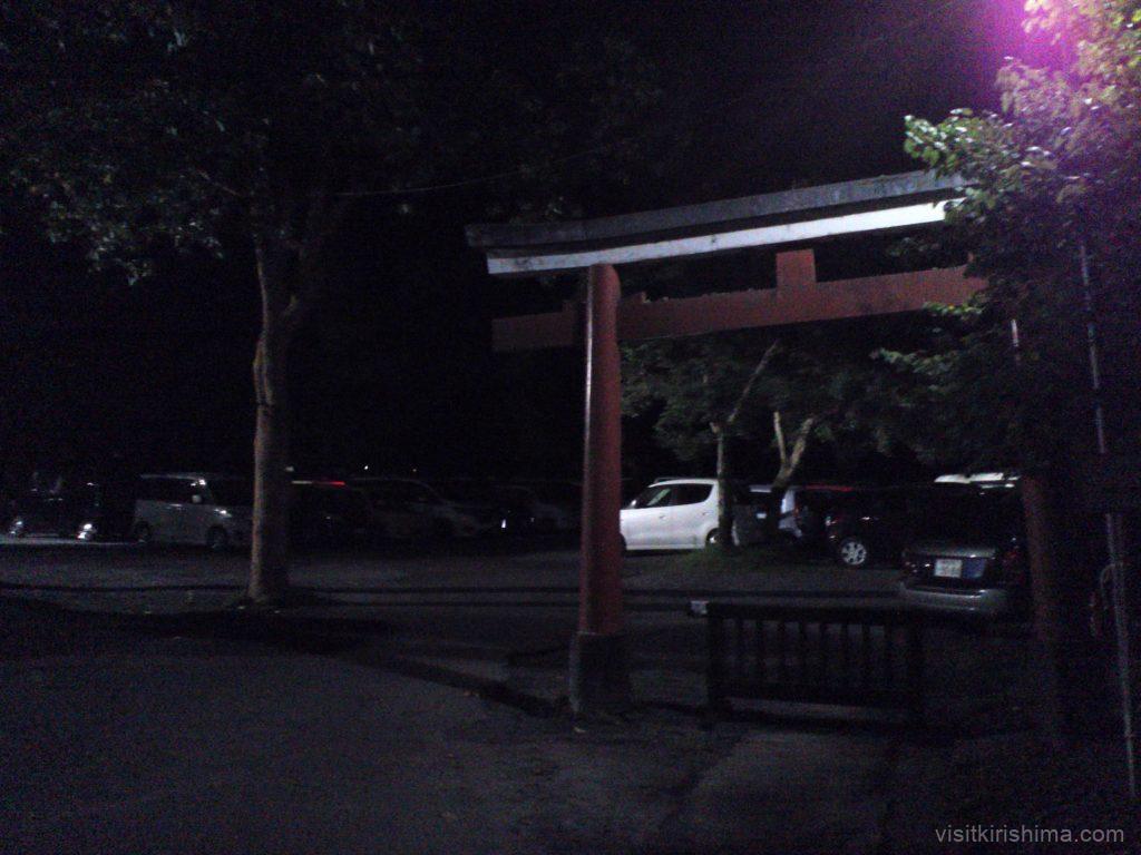 鹿児島神宮 六月灯 駐車場